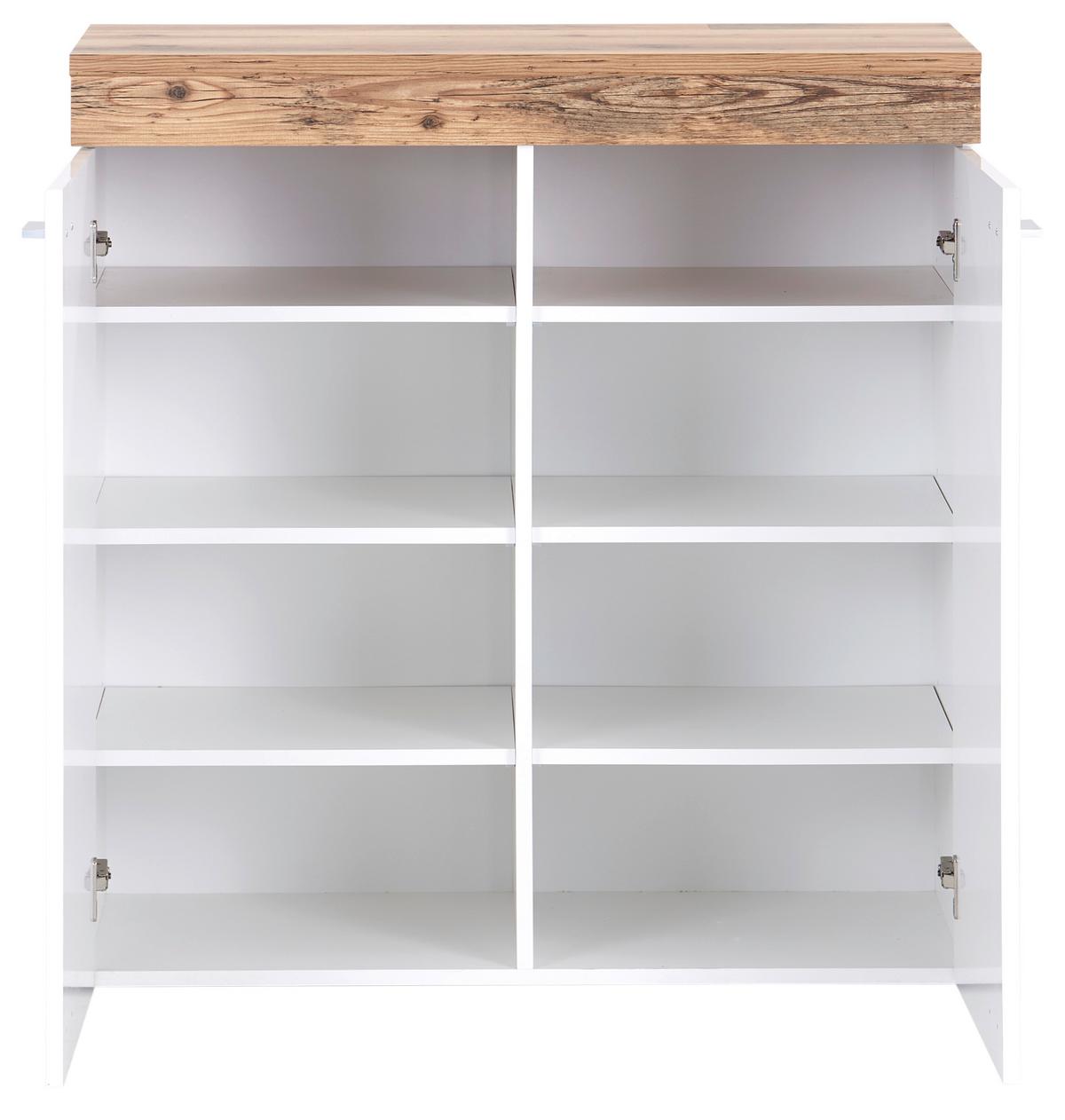 Kommode Mit Soft-close B: 90,1 Cm Henry, Weiß/alpin Lodg - MODERN, Holzwerkstoff (90,1/95,2/42,1cm)