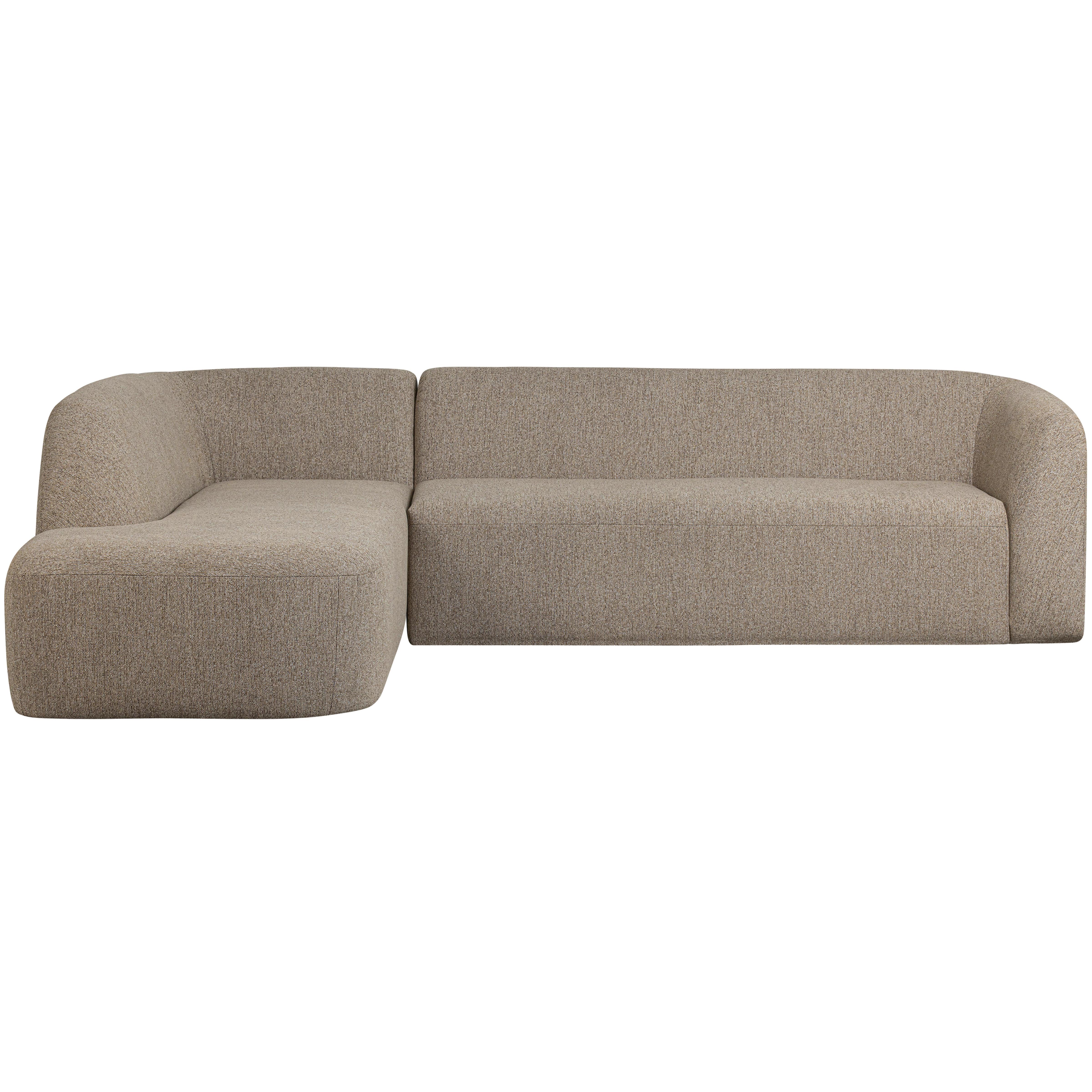Ecksofa Sloping Naturfarben S: 225x274cm - Naturfarben, Design, Textil (225/274cm) - Livetastic