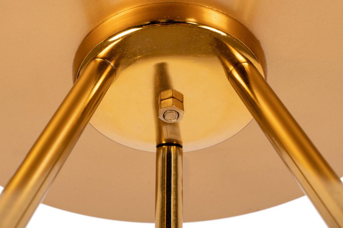 Beistelltisch Morrison 325 Dunkelblau/Goldfarben B: 47 cm - Goldfarben/Dunkelblau, Design, Metall (47/47/55cm) - Kayoom