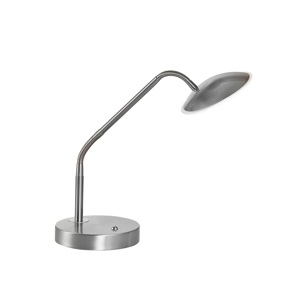 Led-tischleuchte 50700 Tallri - Nickelfarben, KONVENTIONELL, Metall (16/60cm) - Fischer & Honsel