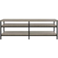 Lowboard Elmwood Eichefarben Dekor  B: 153 cm - Eichefarben/Schwarz, Design, Holzwerkstoff (153/50/45cm) - MID.YOU