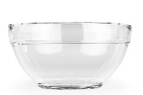 Glasschüssel Klar Jennifer DxH: ca. 14,3x6,8 cm - Klar, MODERN, Glas (14,3/6,8cm) - Luca Bessoni