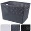 Košík Mona - čierna/sivá, plast (35/29/22cm) - Mömax modern living Košík Mona - čierna/sivá, plast (35/29/22cm) - Mömax modern living