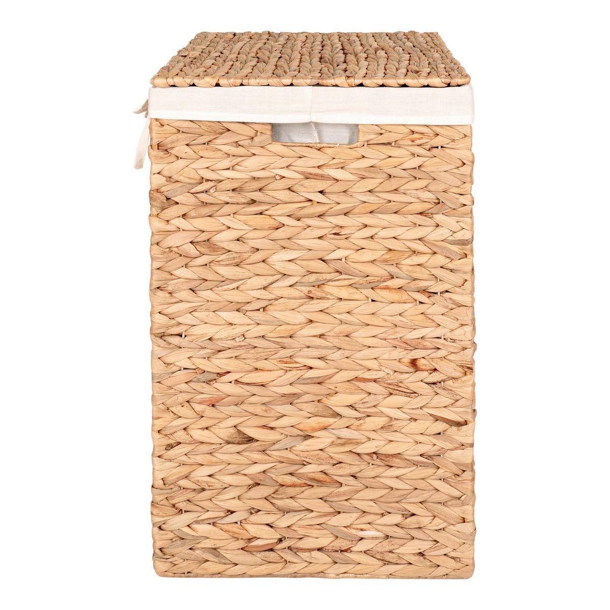 Wäschekorb Passo Hellbraun B: 43 cm - Hellbraun, Basics, Naturmaterialien (43/55/32cm)