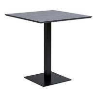 Bistrotisch Fano Grau Schwarz B: 70 Cm - Schwarz/Grau, MODERN, Holzwerkstoff/Metall (70/75/70cm) - MID.YOU