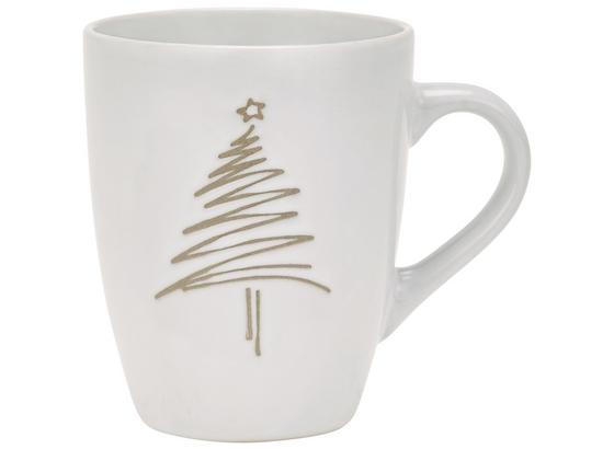 Kaffeebecher Tadeo Inhalt ca. 380 ml - Braun/Weiß, MODERN, Keramik (8,8/10,7cm) - Luca Bessoni Kaffeebecher Tadeo Inhalt ca. 380 ml - Braun/Weiß, MODERN, Keramik (8,8/10,7cm) - Luca Bessoni