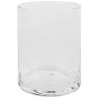 Vase Rebeka Gerade Kalk-Soda-Glas H: 20 cm - Klar, Basics, Glas (15/20cm) - Ondega