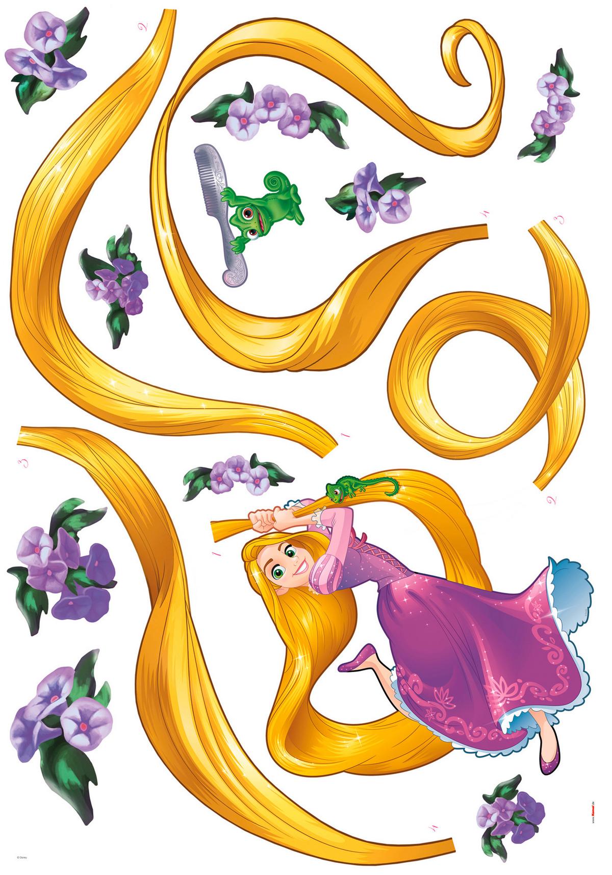 Dekosticker Rapunzel - LIFESTYLE, Kunststoff (100/70cm)