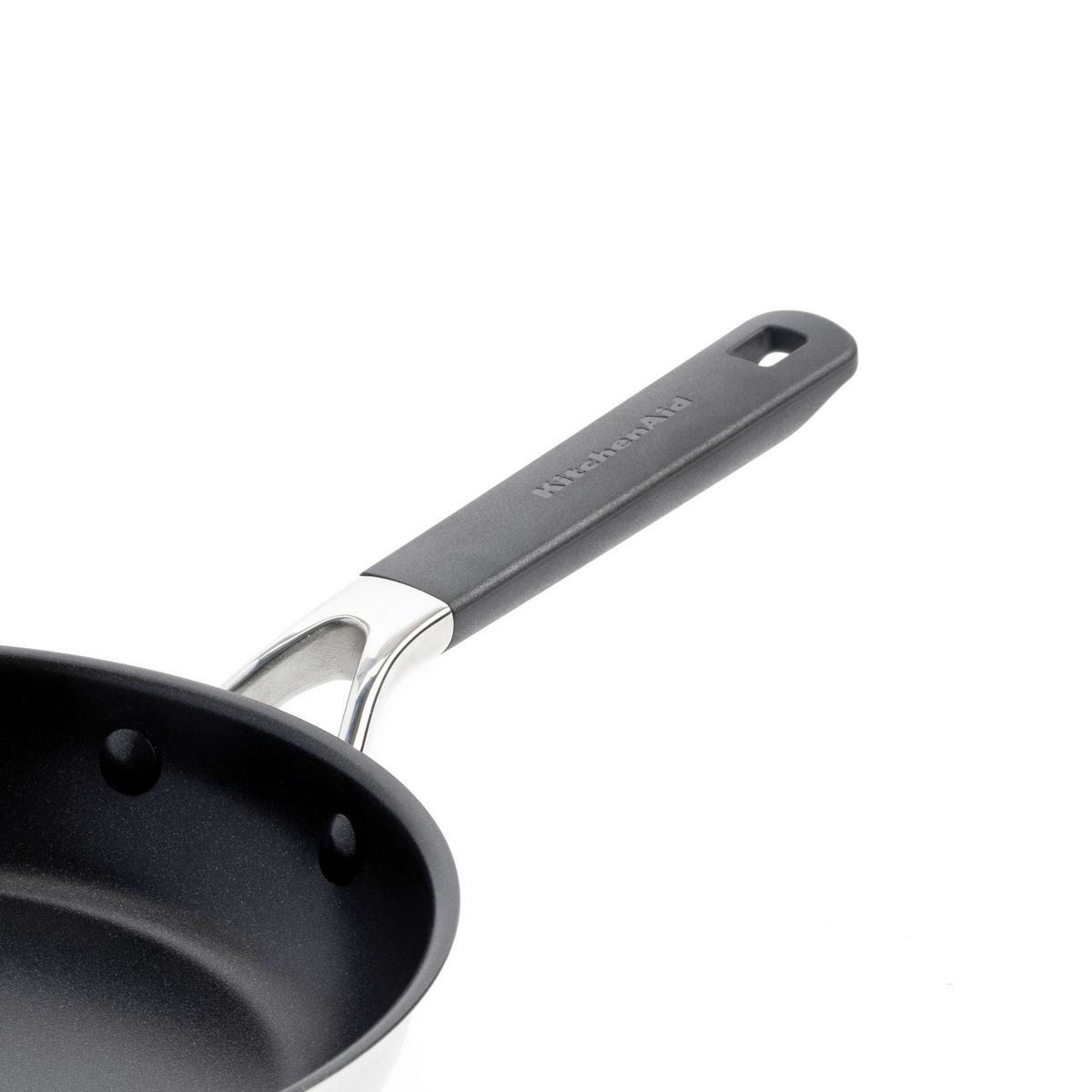 Bratpfanne Classic Stainless Silberfarben D: 24 Cm - Silberfarben, Basics, Kunststoff/Metall (24cm) - Kitchenaid