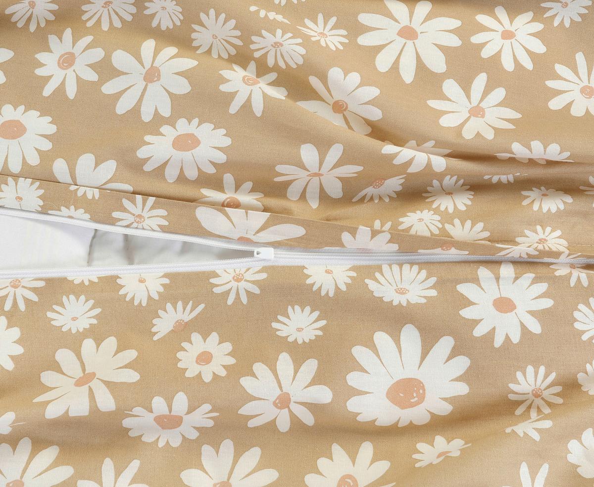 Bettwäsche Daisy - Beige/Bernsteinfarben, ROMANTIK / LANDHAUS, Textil - James Wood