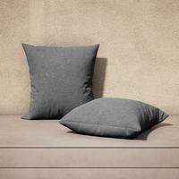 VENKOVNÍ POLŠTÁŘ DIVINA - černá, Moderní, textil (45/4/45cm) - Bessagi Garden