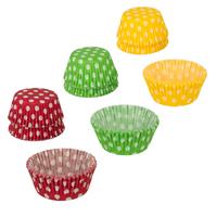 Muffinfom Maggie D/H: 6,5/2,5 cm für 60 Muffins - Gelb/Rot, Basics, Papier (6,5/2,5cm) - Metaltex