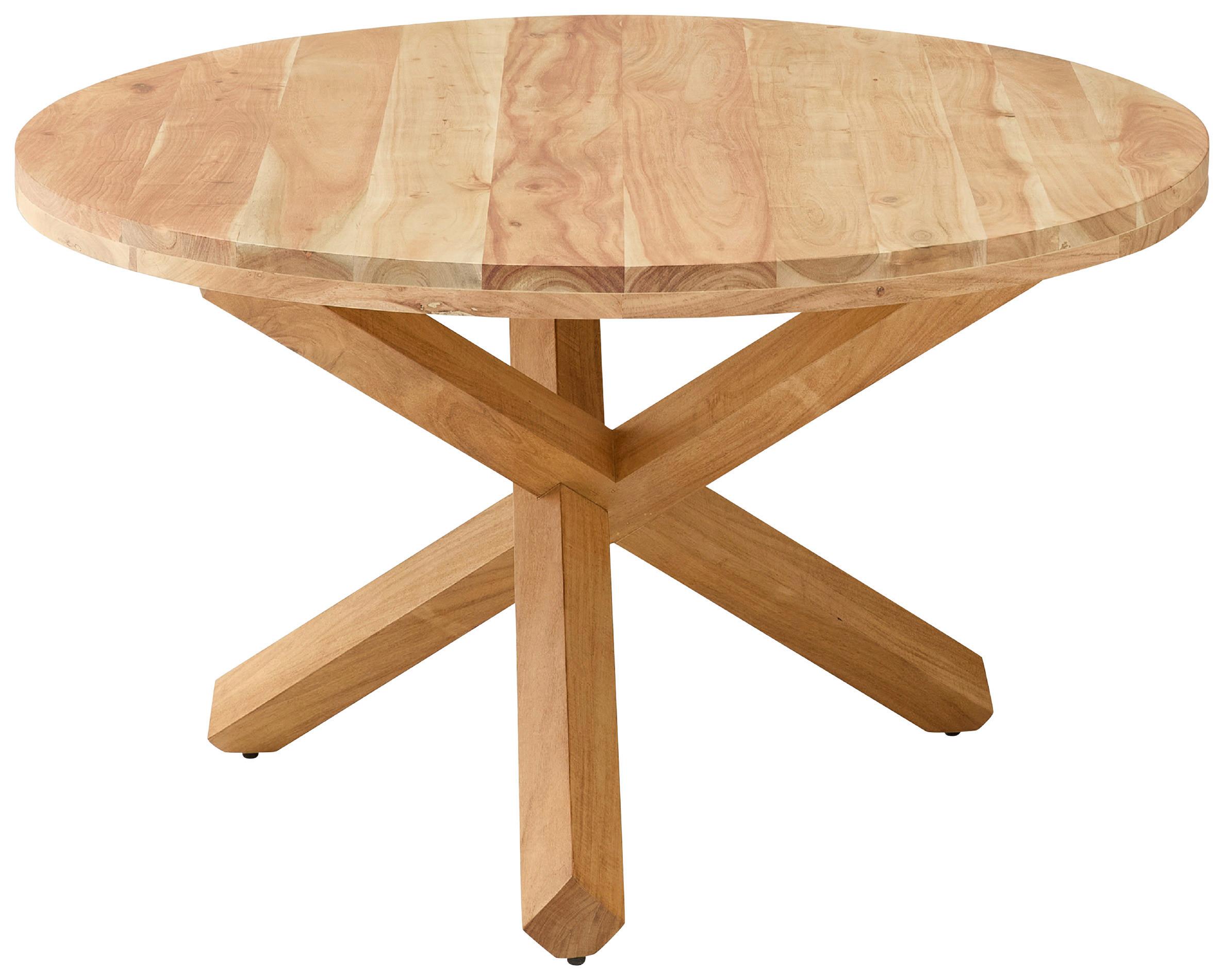 ESSTISCH Ace Akaziefarben, L: 130 cm - Akaziefarben, MODERN, Holz (130/130/76cm) - Livetastic
