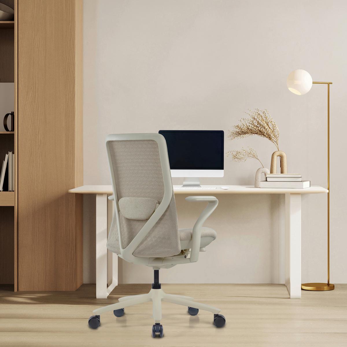 DREHSTUHL Vervio Beige B: 63cm - Beige, MODERN, Kunststoff/Textil (63/111/67cm) - MID.YOU