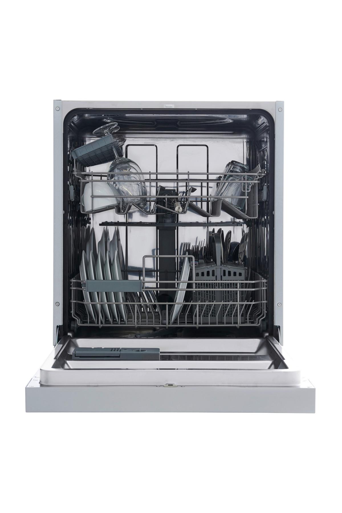 Küchenzeile Economy Mit Geräten 280 Cm Weiß/nussbaum Dekor - Nussbaumfarben/Weiß, Basics, Holzwerkstoff (280cm) - Respekta