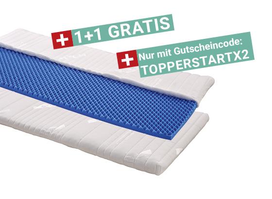 Topper Start H2 90x200 - Weiß, KONVENTIONELL, Textil (200/90/7cm) - Primatex Topper Start H2 90x200 - Weiß, KONVENTIONELL, Textil (200/90/7cm) - Primatex