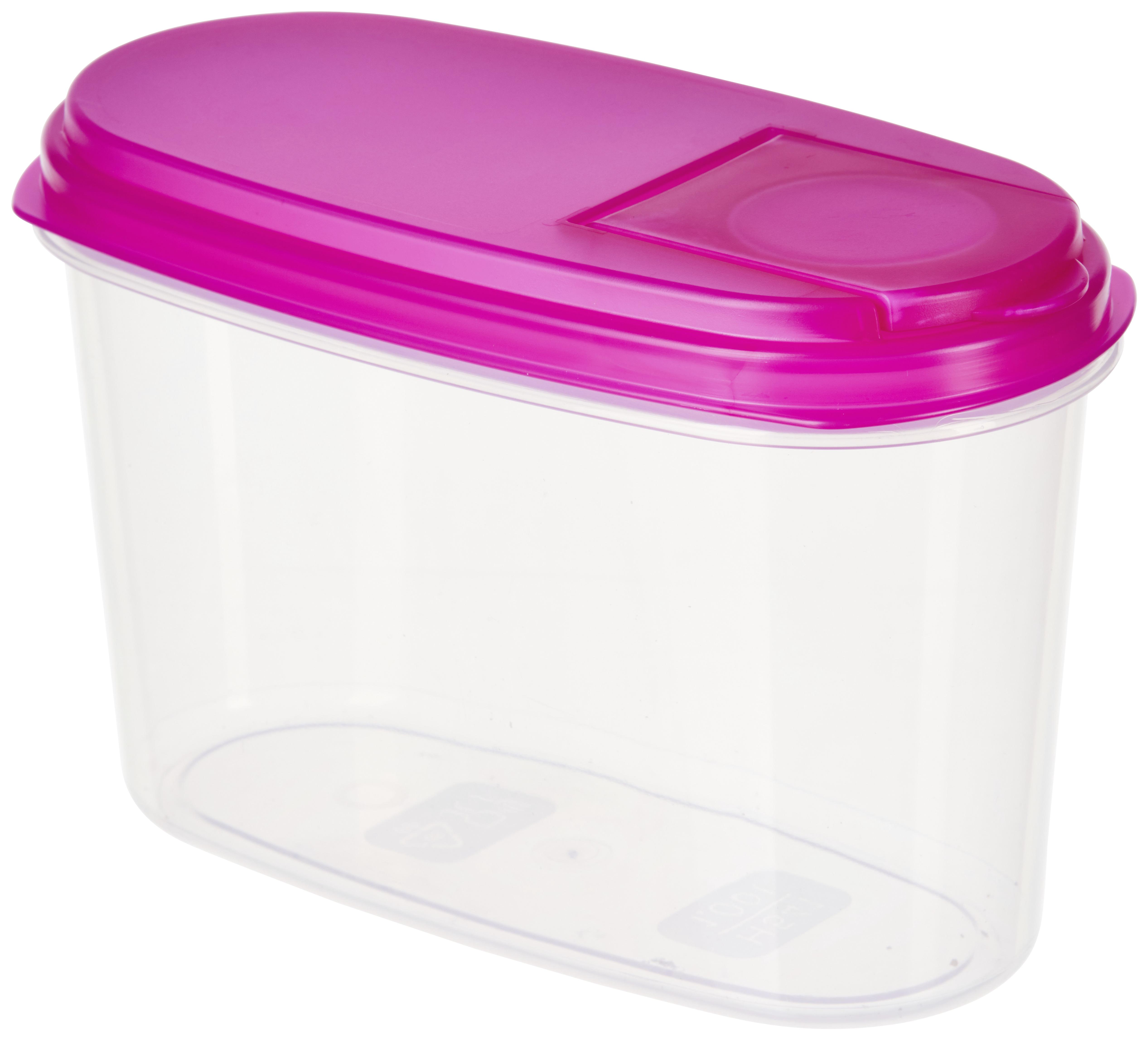 Schüttdose Vito Ca. 1 L, Mit Klapp- Und Streuöffnung - Blau/Transparent, KONVENTIONELL, Kunststoff (18,5/9,5/11,7cm)