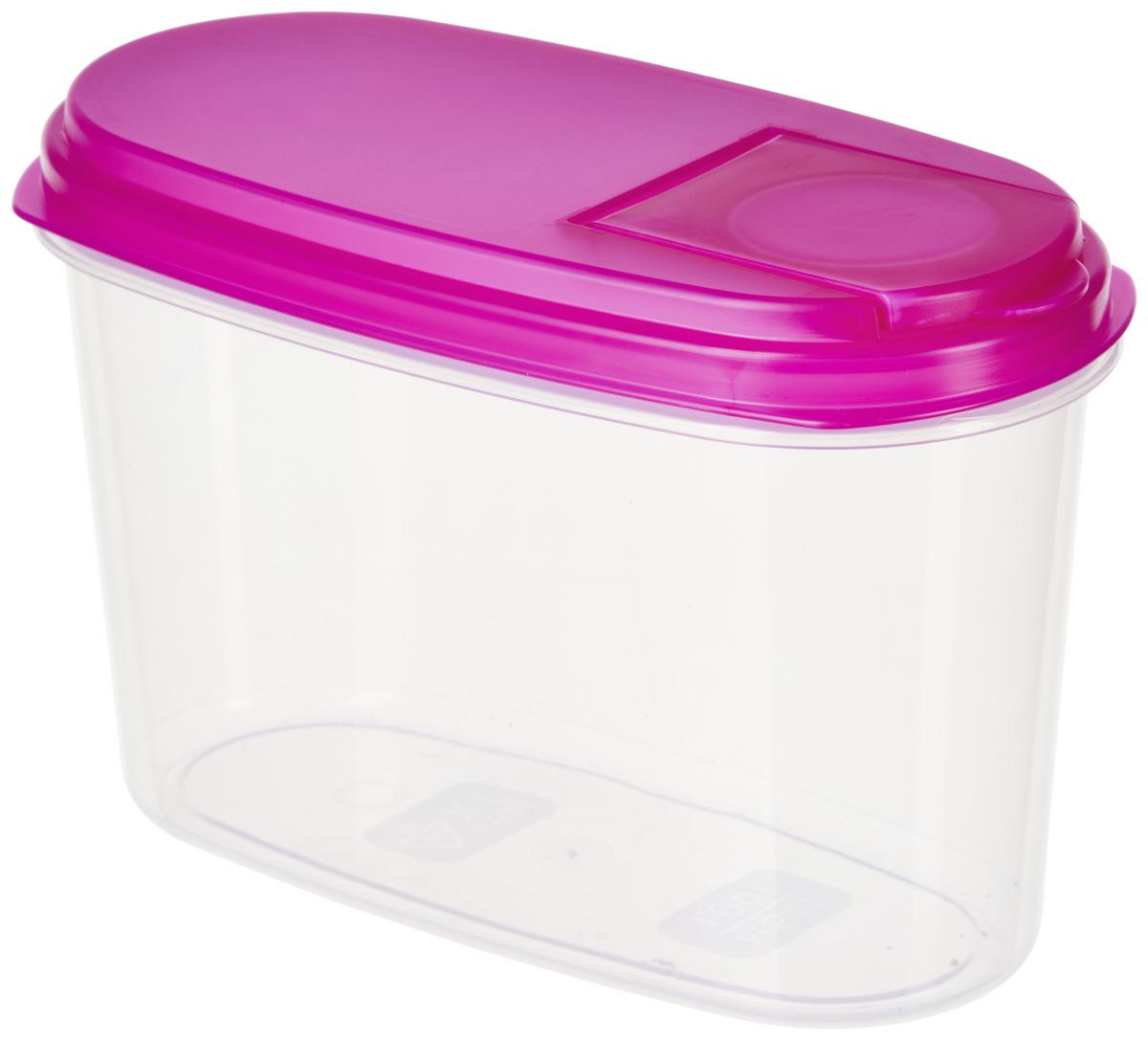 Schüttdose Vito ca. 1 L, mit Klapp- und Streuöffnung - Blau/Transparent, KONVENTIONELL, Kunststoff (18,5/9,5/11,7cm)