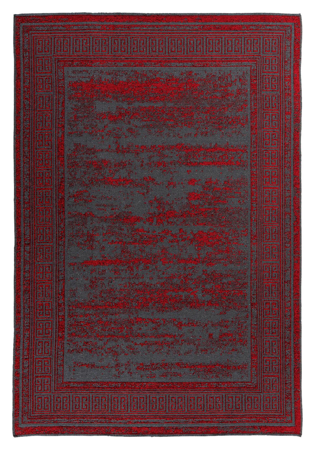 Teppich Naturfaser Kalevi 300 120x170 cm Synthetikfaser - Rot, KONVENTIONELL, Textil (120/170cm)