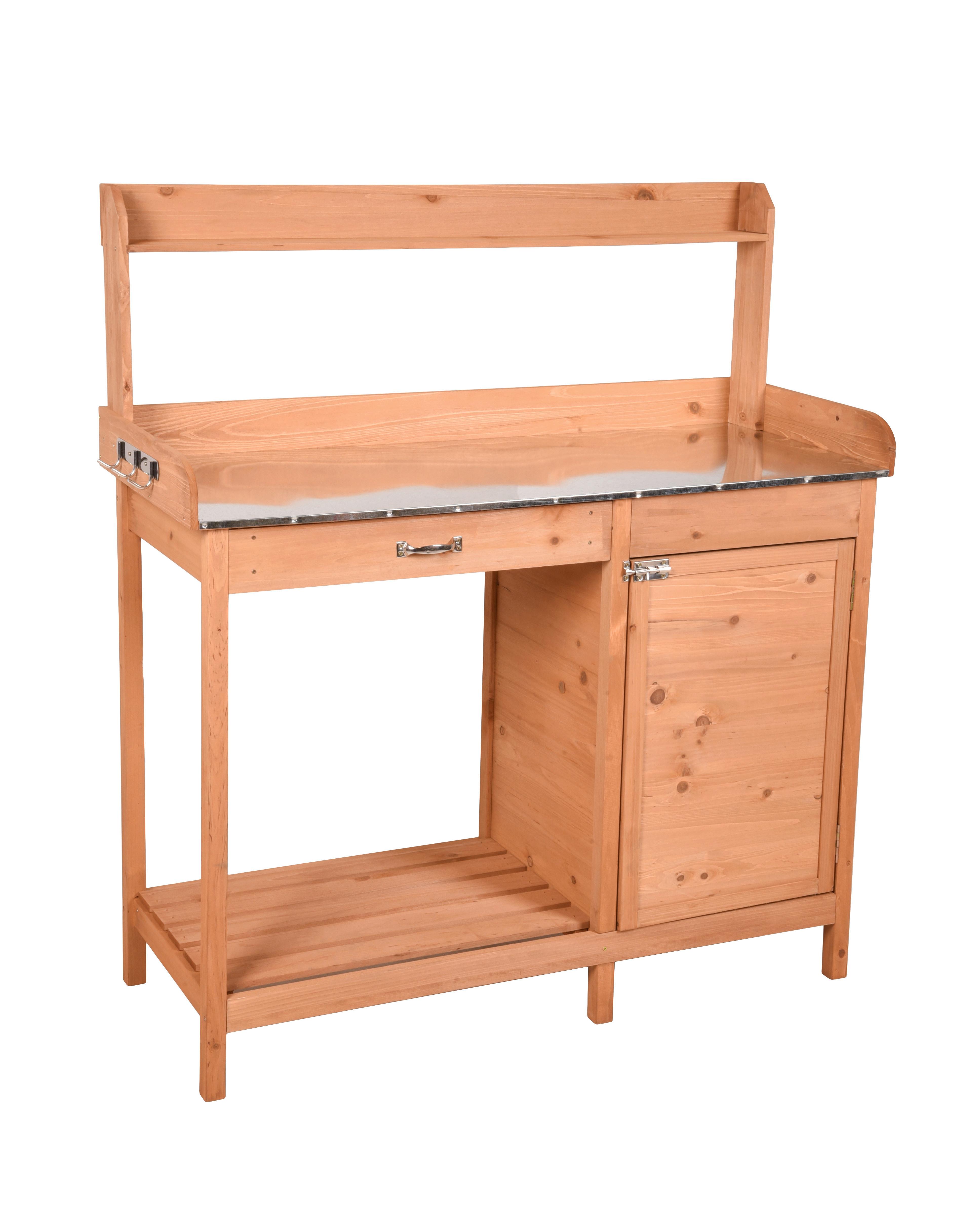 PFLANZTISCH GEWÄCHSHAUS AUS HOLZ