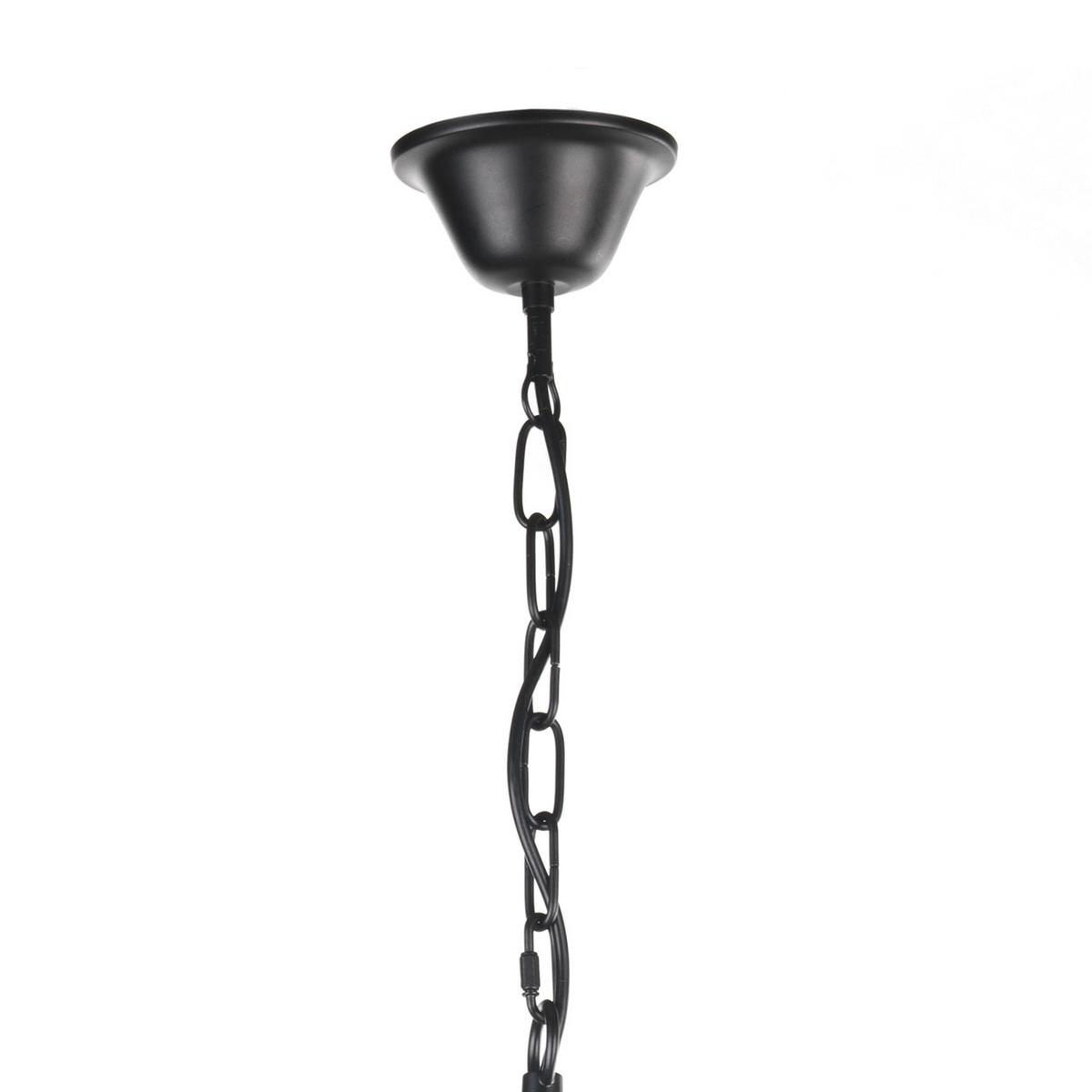 Hängeleuchte 4908/S - Schwarz, KONVENTIONELL, Metall (32/90cm)