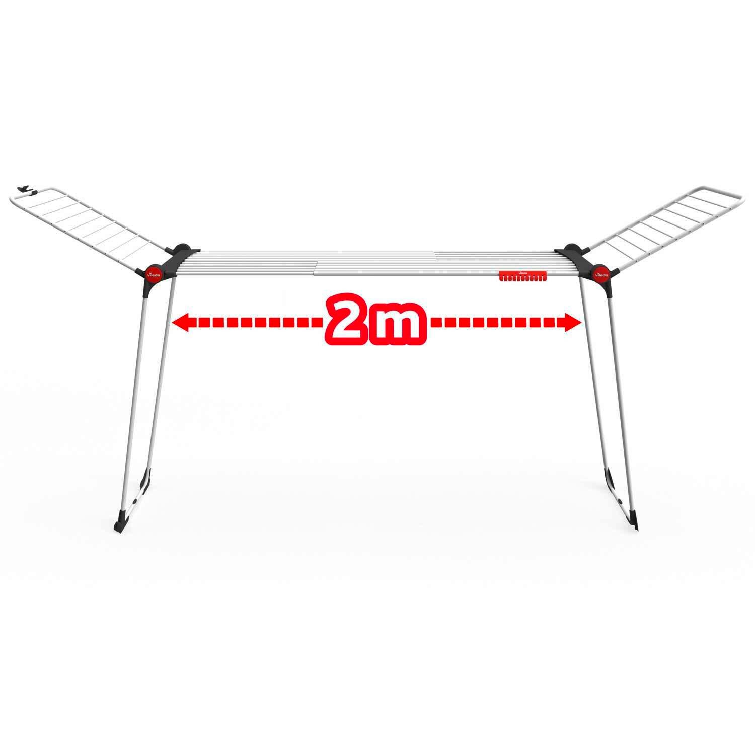Sušiak na bielizeň INFINITY FLEX - viacfarebná, Basics, kov/plast (56/122/8cm) - Vileda