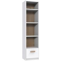 Gotland Eichefarben/Weiß B: 47 cm - Eichefarben/Weiß, MODERN, Holzwerkstoff (47/197/40cm) - MID.YOU
