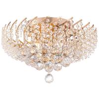KRONLEUCHTER KAROLINA - Goldfarben, Trend, Glas/Metall (41/21,5cm) - MAYTONI