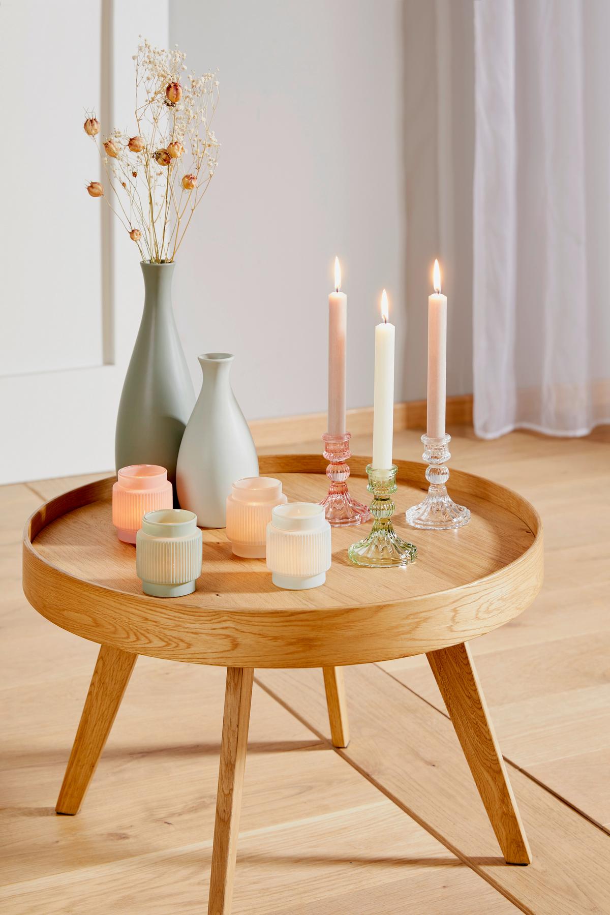 Vase Aurelian Bauchig Porzellan Blau H: 20 cm - Blau, KONVENTIONELL, Keramik (10/20/10cm)