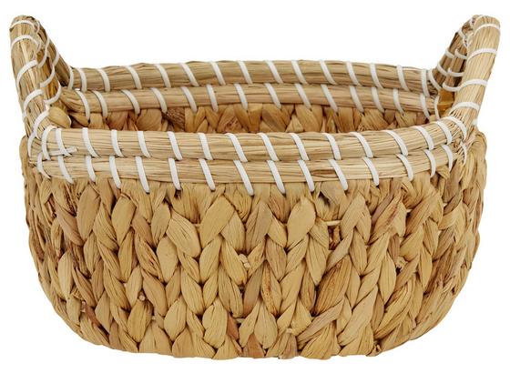 Regalkorb Gaven S - Naturfarben/Weiß, KONVENTIONELL, Kunststoff/Weitere Naturmaterialien (26/20/10cm) - Ombra Regalkorb Gaven S - Naturfarben/Weiß, KONVENTIONELL, Kunststoff/Weitere Naturmaterialien (26/20/10cm) - Ombra