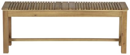 Gartenbank aus geöltem Akazienholz