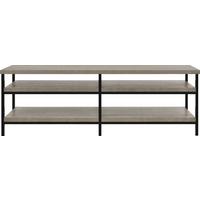 Lowboard Elmwood Eichefarben Dekor  B: 153 cm - Eichefarben/Schwarz, Design, Holzwerkstoff (153/50/45cm) - MID.YOU