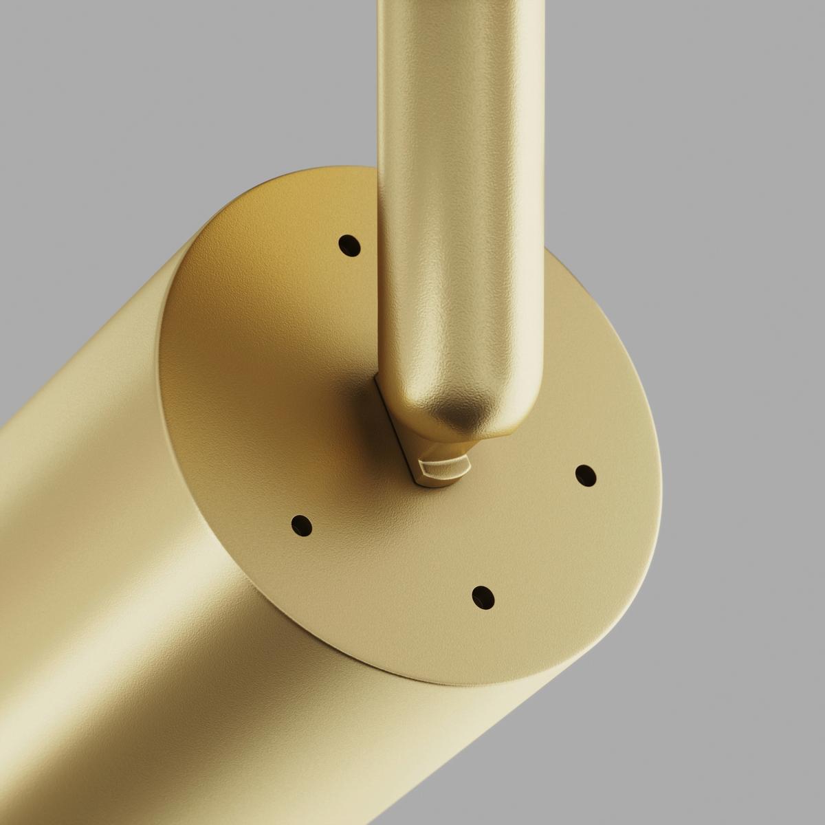 Deckenleuchte Focus - Goldfarben, Basics, Metall (6/19,2/13cm) - MAYTONI