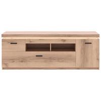 TV-Element Vancouver B: 156 cm Eiche Dekor - Eichefarben, MODERN, Holzwerkstoff (156/57/44cm)