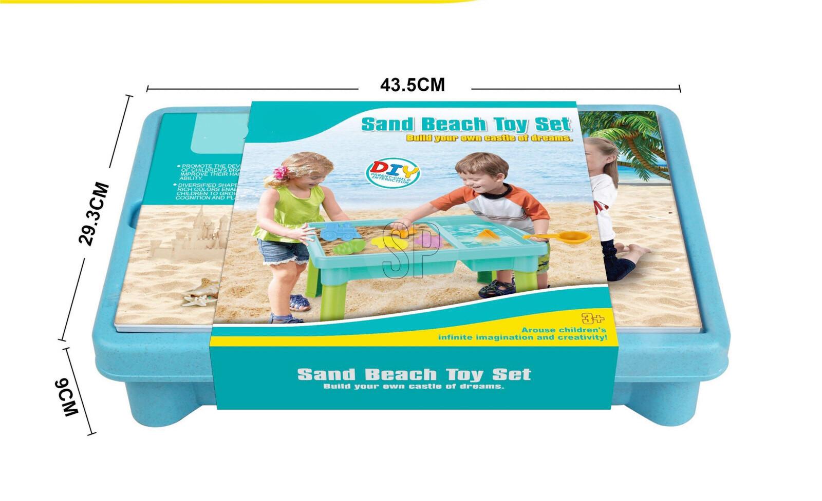 Strandspielset Strandspielzeug-Tisch - Basics (43,5/29,/9cm)