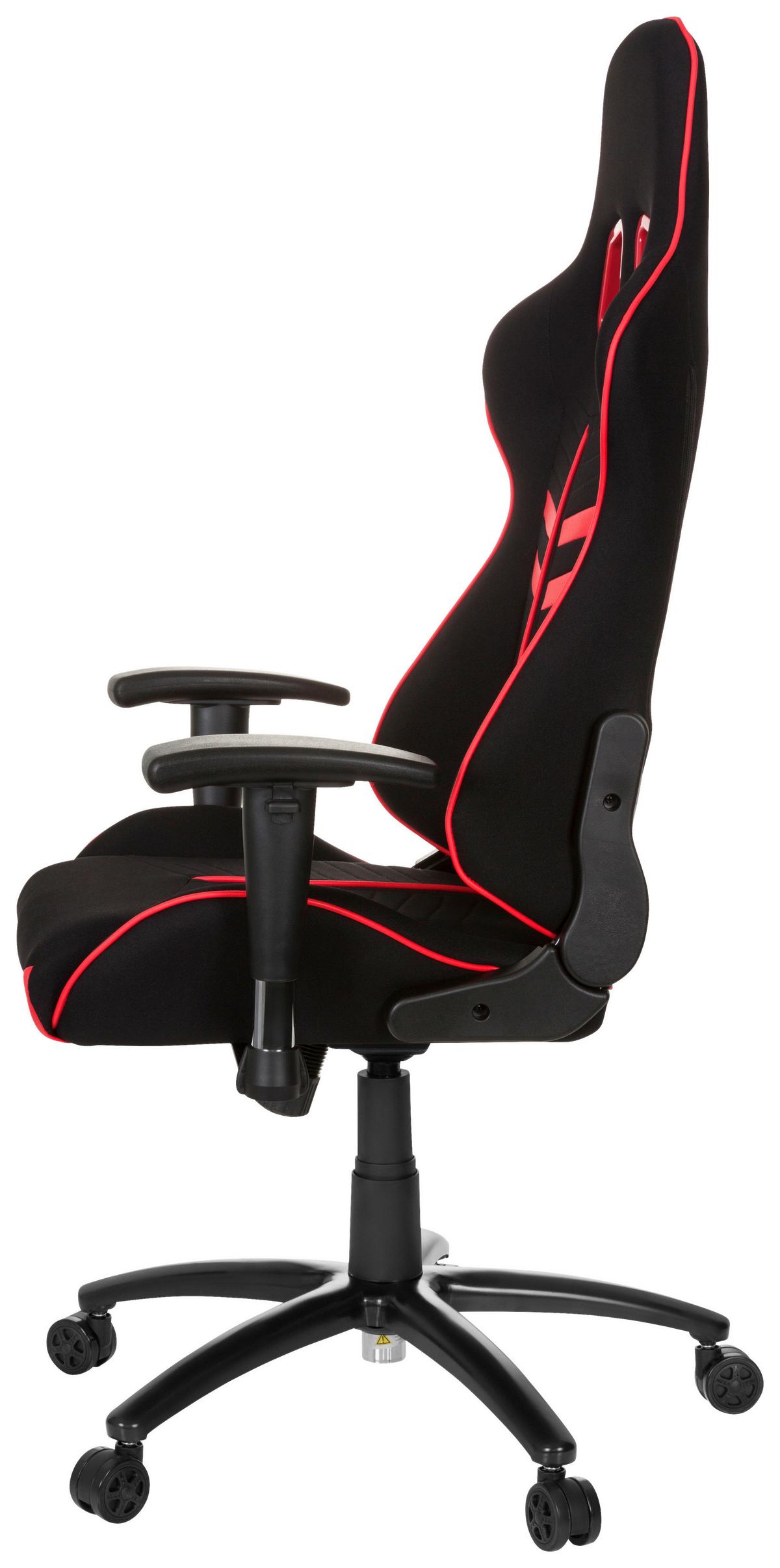 Gamingstuhl League Pro I Rot/schwarz - Rot/Schwarz, MODERN, Kunststoff/Textil (72/138/63cm) - MID.YOU