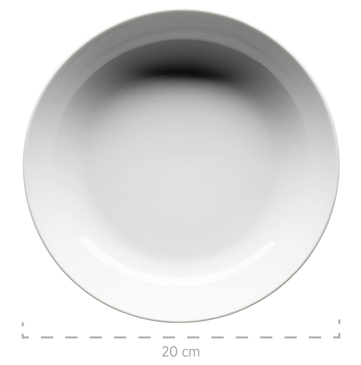 Tafelservice Barca Keramik 6 Personen Geschirr Set - Weiß, Basics, Keramik - Mäser
