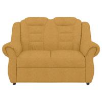 2-Sitzer-Sofa Boston Gelb Chenille - Gelb/Schwarz, KONVENTIONELL, Textil (145/102/101cm) - Livetastic