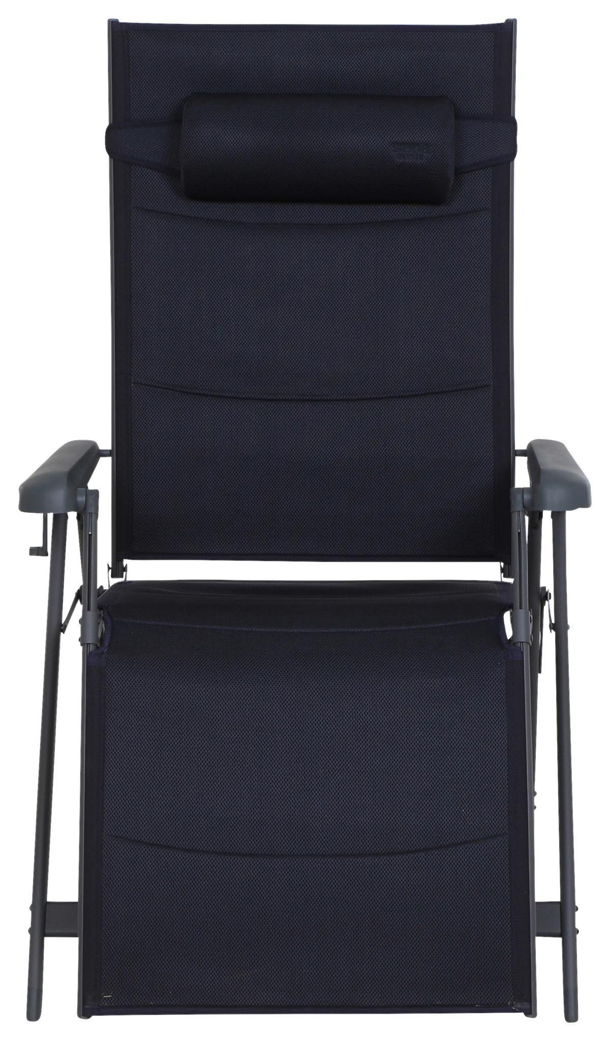 Sonnenliege Premium Aluminium, Verstellbar - Anthrazit, KONVENTIONELL, Textil/Metall (75/123/91cm) - Siena Garden