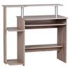 Computertisch mit Ablagefächer B 94cm H 90cm, Eichedekor - Sonoma Eiche, KONVENTIONELL, Holzwerkstoff (94/48/90cm) - MID.YOU
