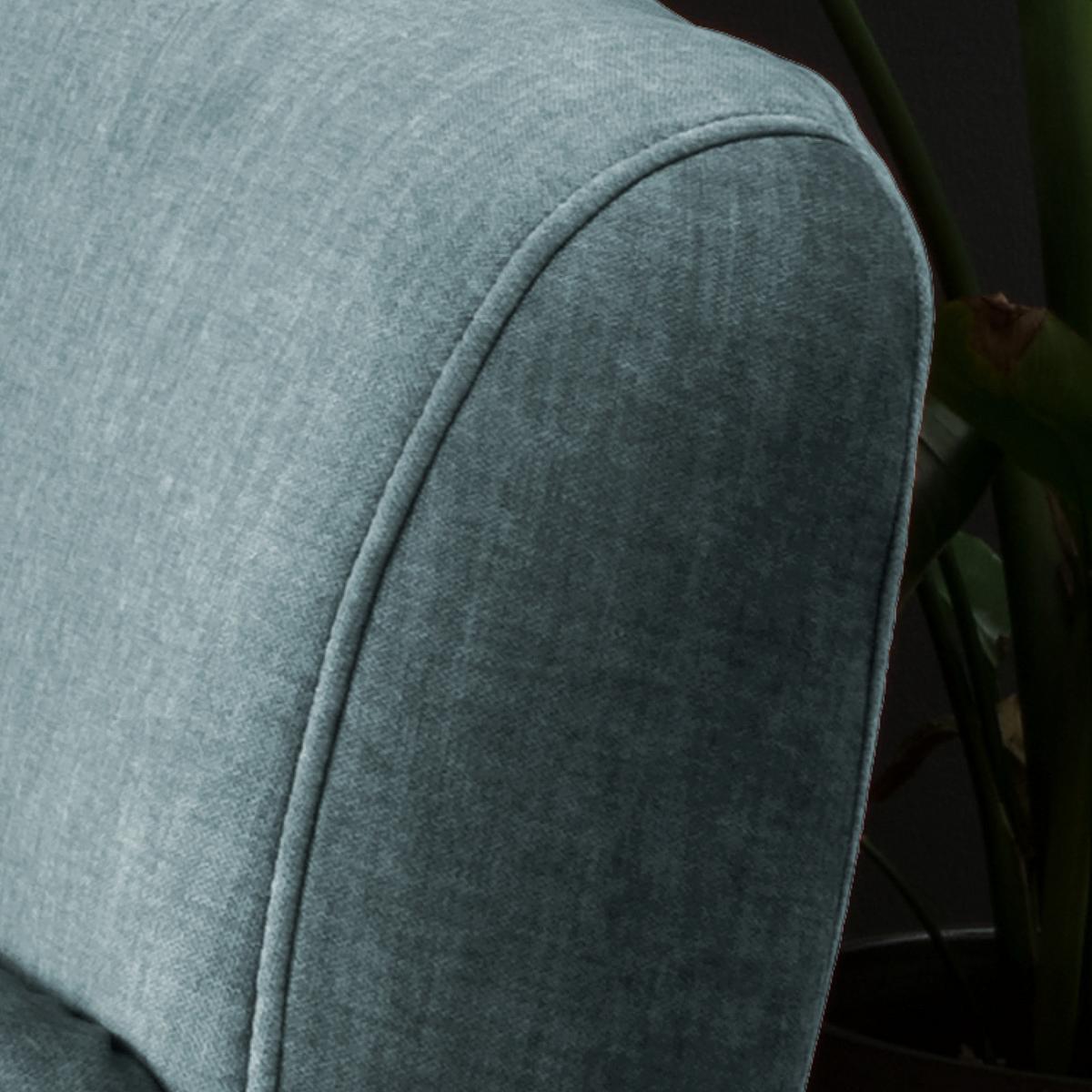 2,5-Sitzer Baggio Dunkelblau B: 196 cm - Blau/Buchefarben, MODERN, Textil (196/94/103cm) - Livetastic