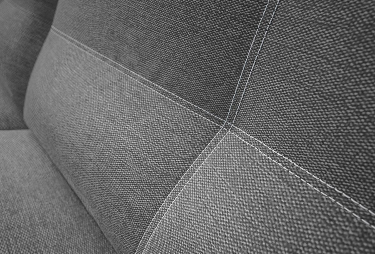 Schlafsofa Wendy - Dunkelgrau/Schwarz, Design, Textil (197/94/96cm) - MID.YOU