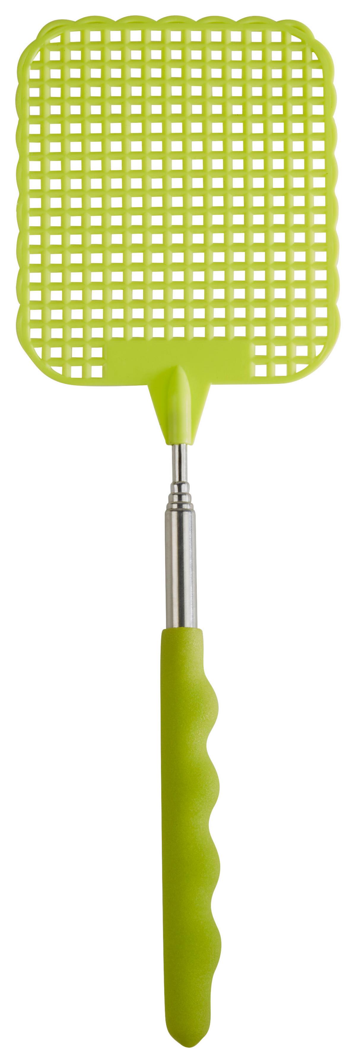 Fliegenklatsche Willi Farbl. Sort. L: 26-71 cm - Blau/Rot, Basics, Kunststoff/Metall (8/26-71cm) - Homezone