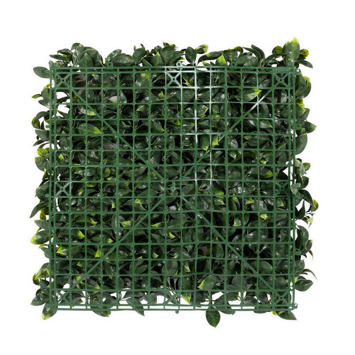 Wandverkleidung Kunstpflanze - Smaragdgrün, Trend, Kunststoff (50/50cm) - FloorDirekt