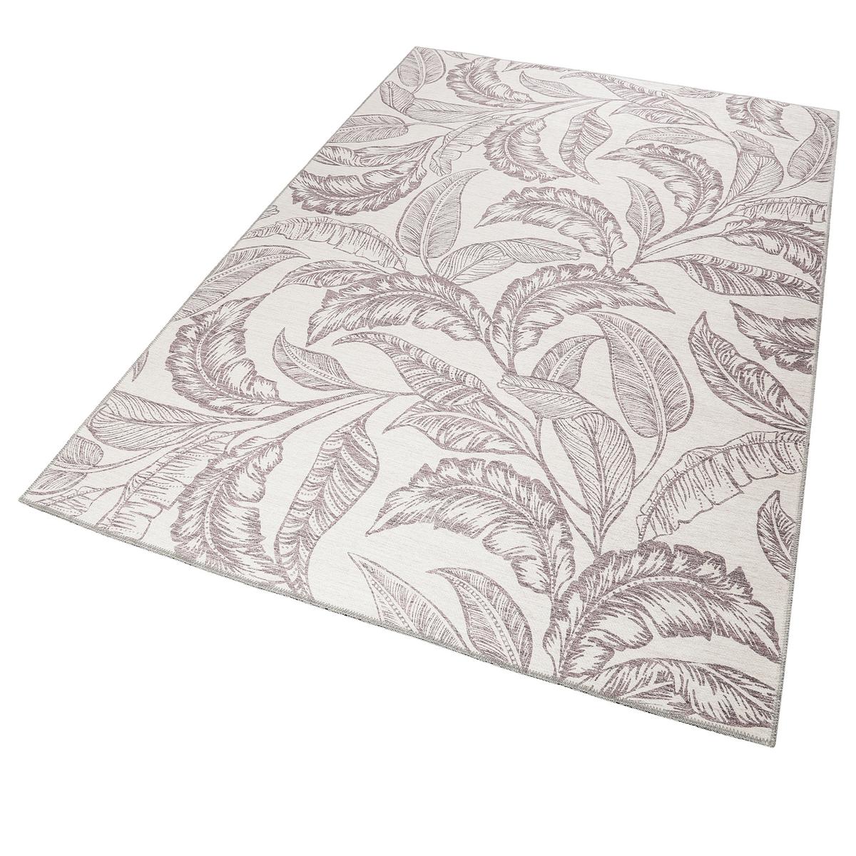 Webteppich Mozambique Palm Taupe/beige 130x190 Cm - Taupe/Beige, LIFESTYLE, Textil (130/190cm) - Esprit
