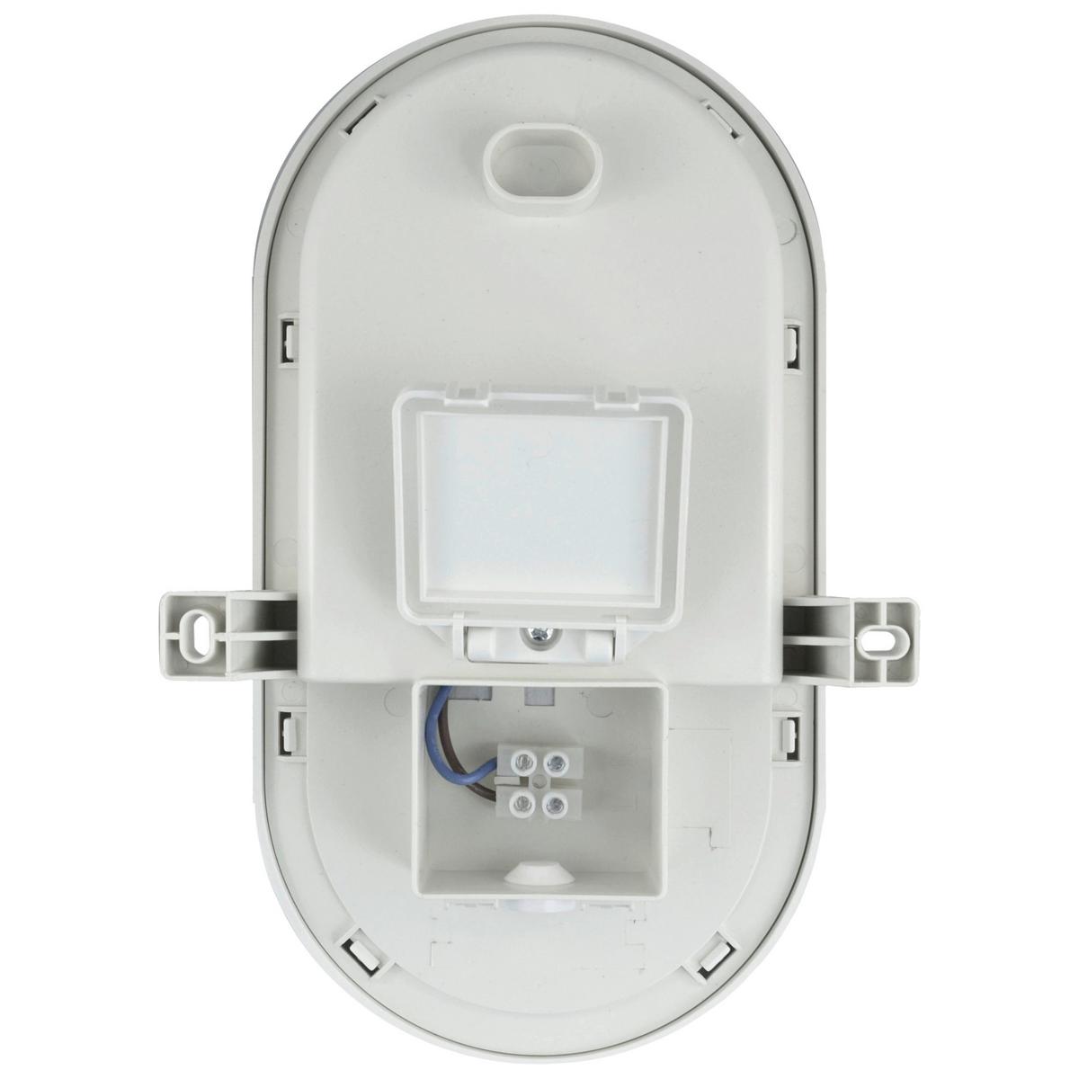 Led-wandleuchte 1-flammig, Für In- Und Outdoor - Weiß, Basics, Kunststoff (21,6/11,8/7,9cm)