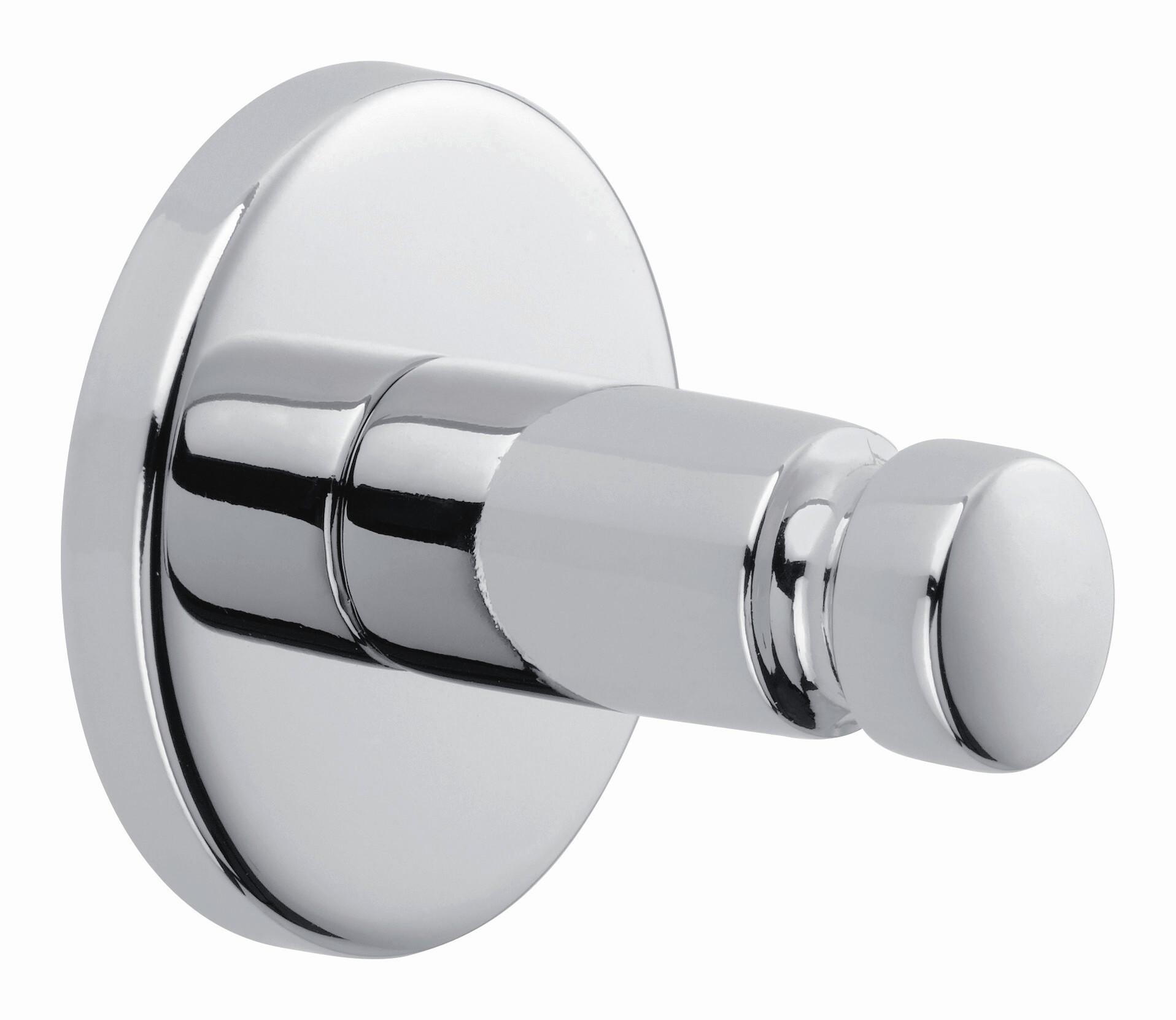 Handtuchhaken Smooz Chromfarben B: 1 cm - Chromfarben, Trend, Metall (3,7/3,7/3,7cm) - Tesa