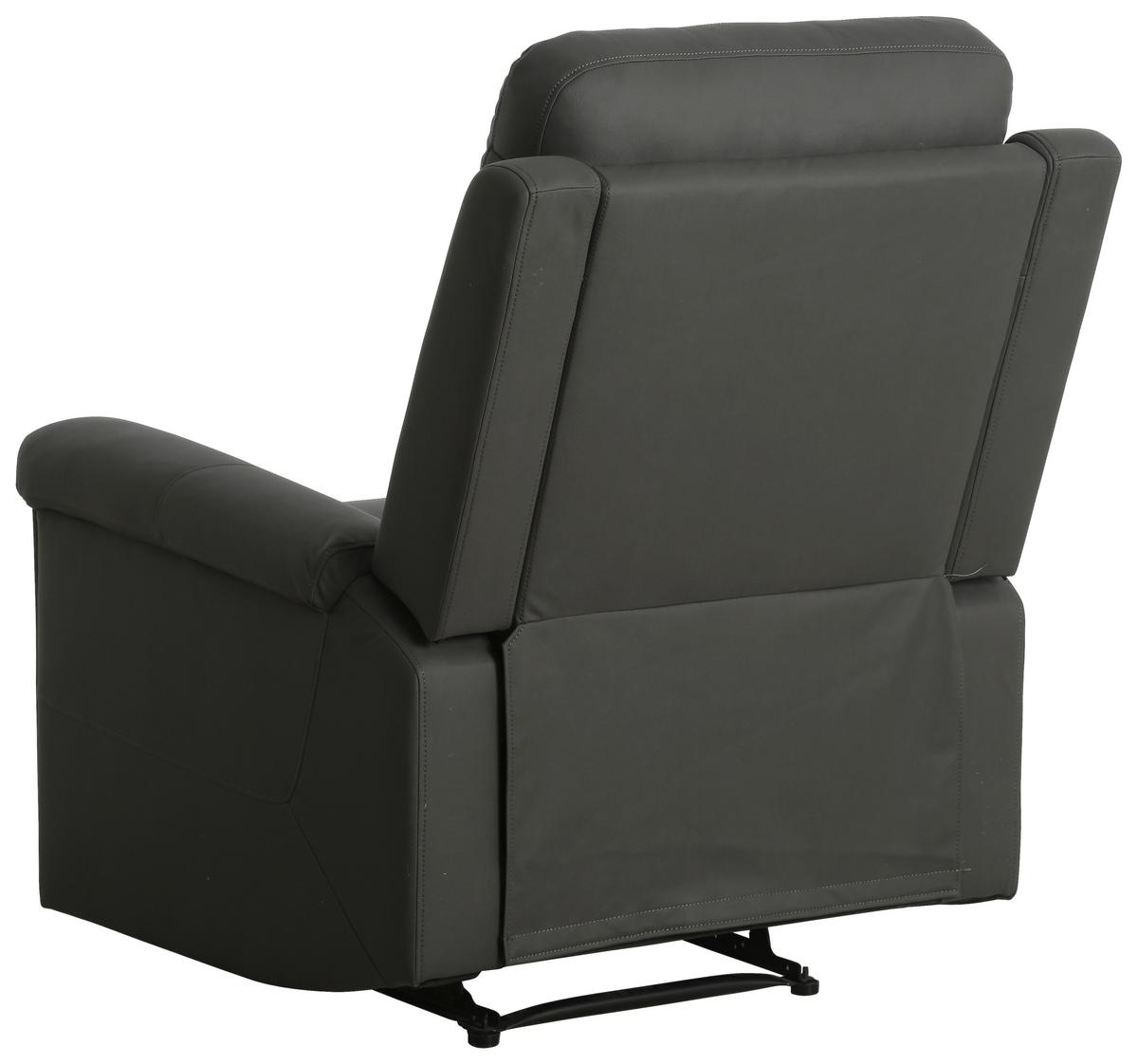Fernsehsessel Trevo - Dunkelgrau, KONVENTIONELL, Holz/Textil (91/106/94cm) - P & B