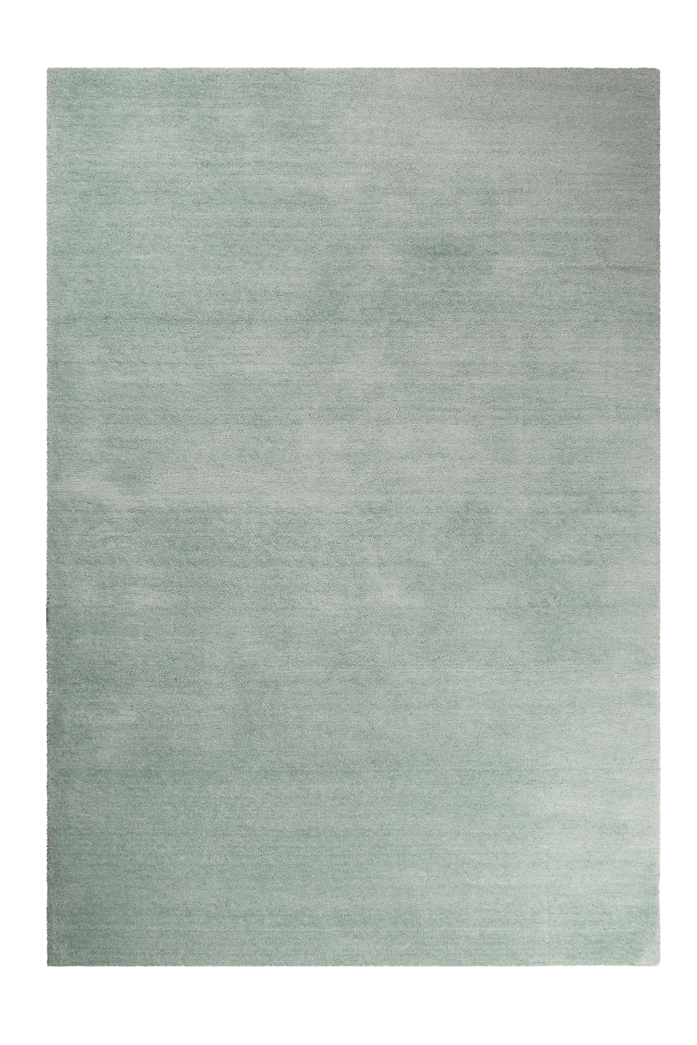 Hochflor Teppich Hellgrün Loft Baumwolle 70x140 cm - Hellgrün, Basics, Textil (70/140cm) - Esprit