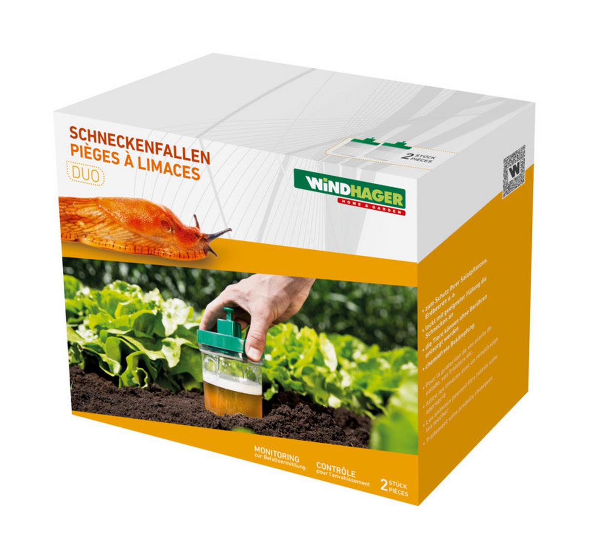 Bierfalle/ Schneckenfalle 2 Stück - Transparent/Grün, Basics, Kunststoff (15cm)